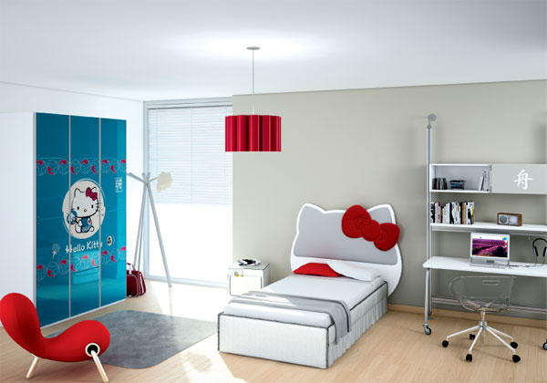 arredo cameretta hello kitty