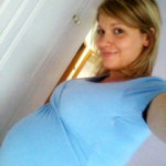 Alida incinta di 30 settimane