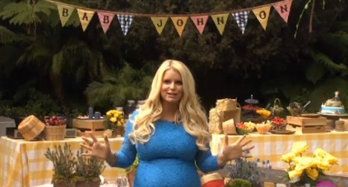 Jessica Simpson nel suo Baby Shower Party bis