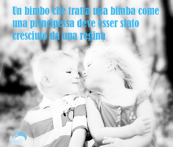 un bimbo che